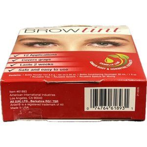 ARDELL Brow Tint Light  Brown Ammonia & Peroxide Free Brow Tint 12Ct NEW IN BOX